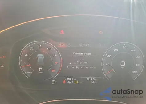 2020 Audi Q8 Prestige S-Line z USA, uszkodzony, nr VIN WA1FVAF10LD014411